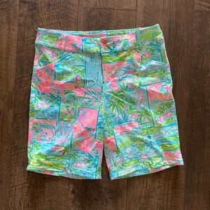 Lilly Pulitzer Luxletic Honda Classic Bermuda Shorts size 12